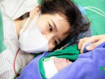 Vỡ ối sớm, mẹ bầu vẫn chuyển dạ con lần 3 thành tựu