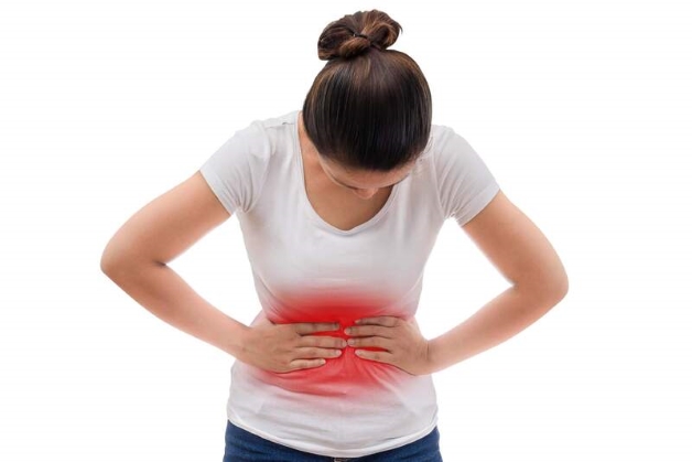 Đẻ mổ có bị sa tử cung không - chúng gây ra hiện tượng vùng bụng có cảm giác nặng nề, bị trĩu xuống. Bụng phình to ra đặc biệt là ở khu vực xương chậu.